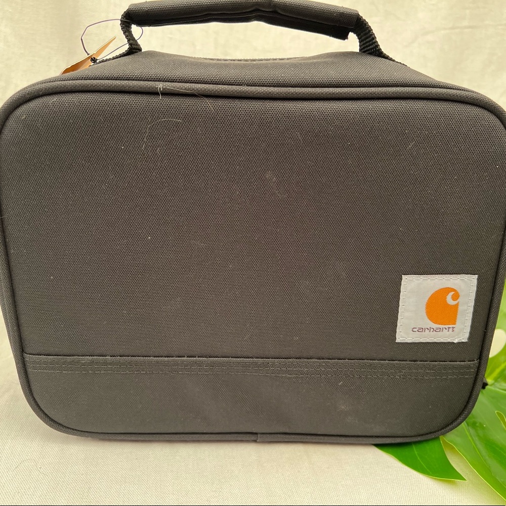 NWT Carhartt canvas soft side black lunchbox